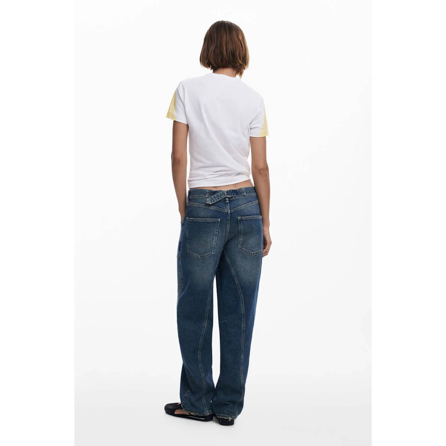 Desigual T-shirt lichtgeel