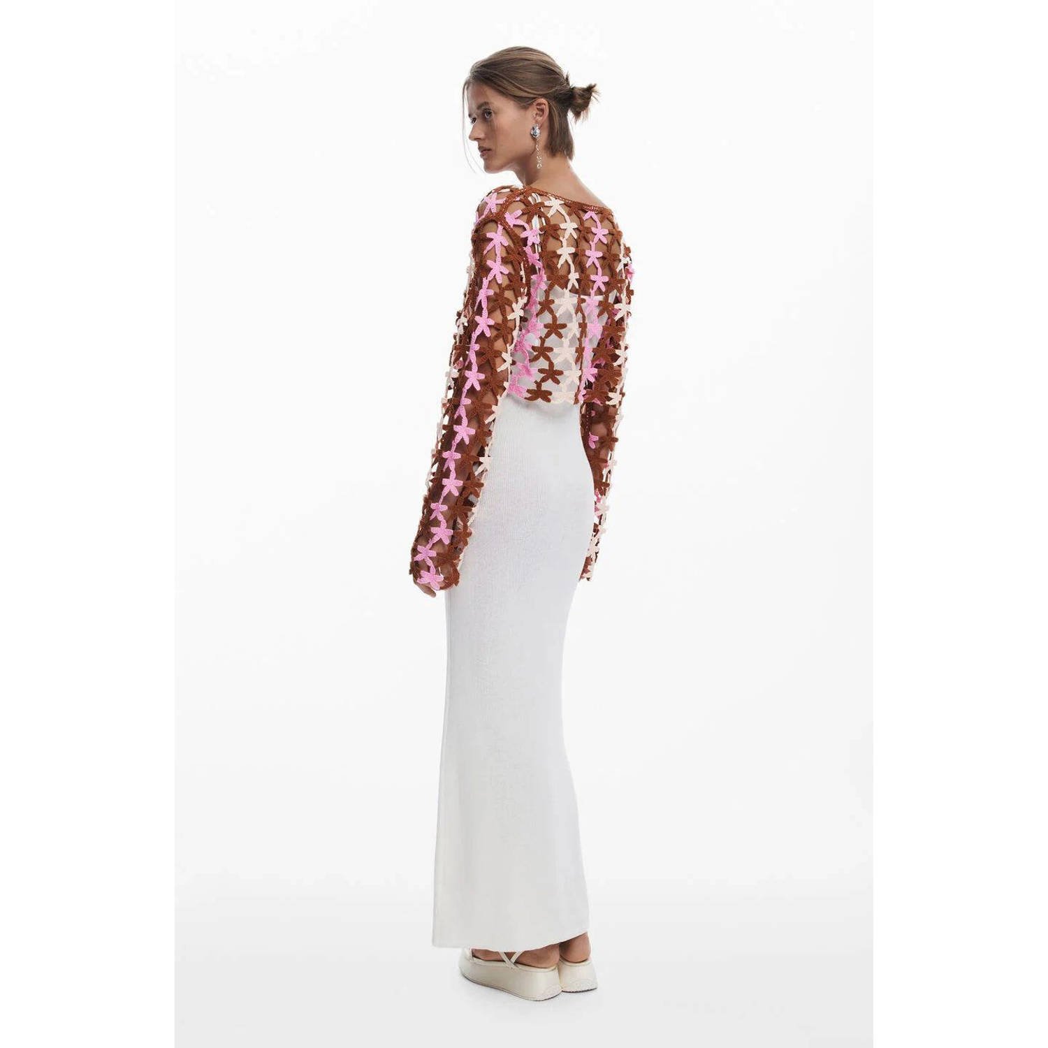 Desigual maxi jurk wit