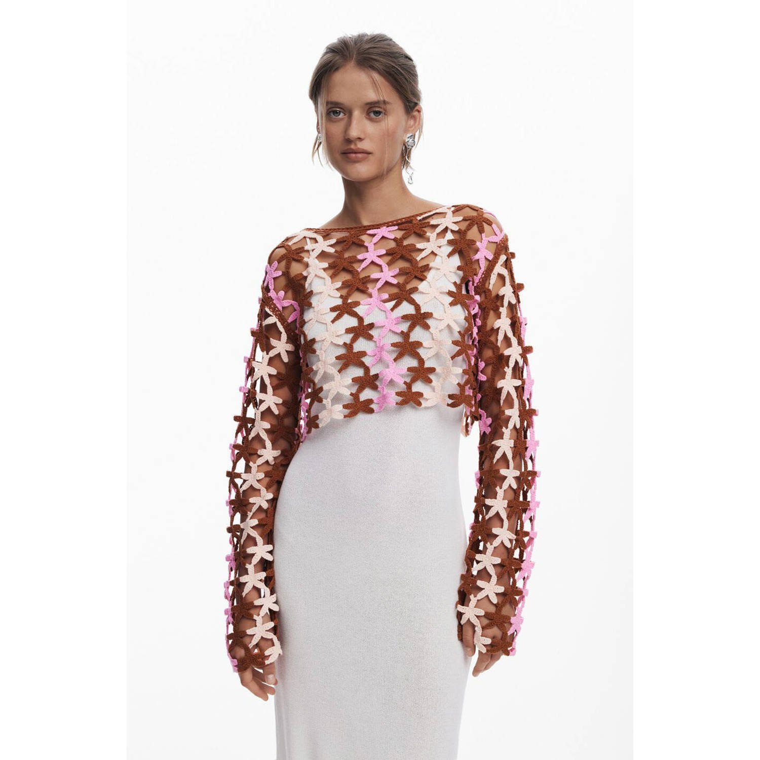 Desigual maxi jurk wit