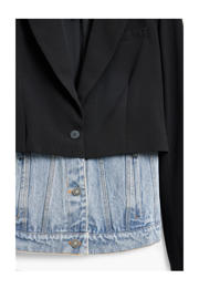 thumbnail: Desigual getailleerde blazer zwart