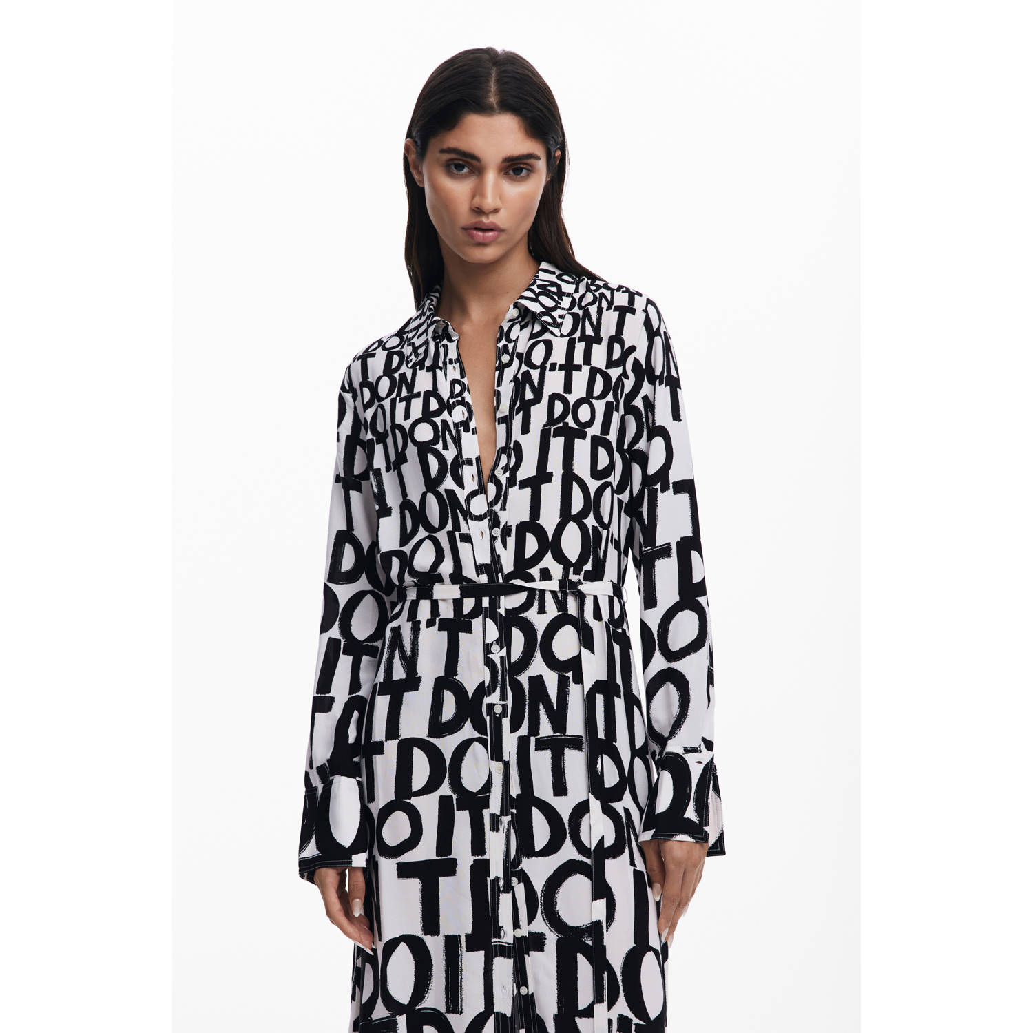 Desigual blousejurk zwart