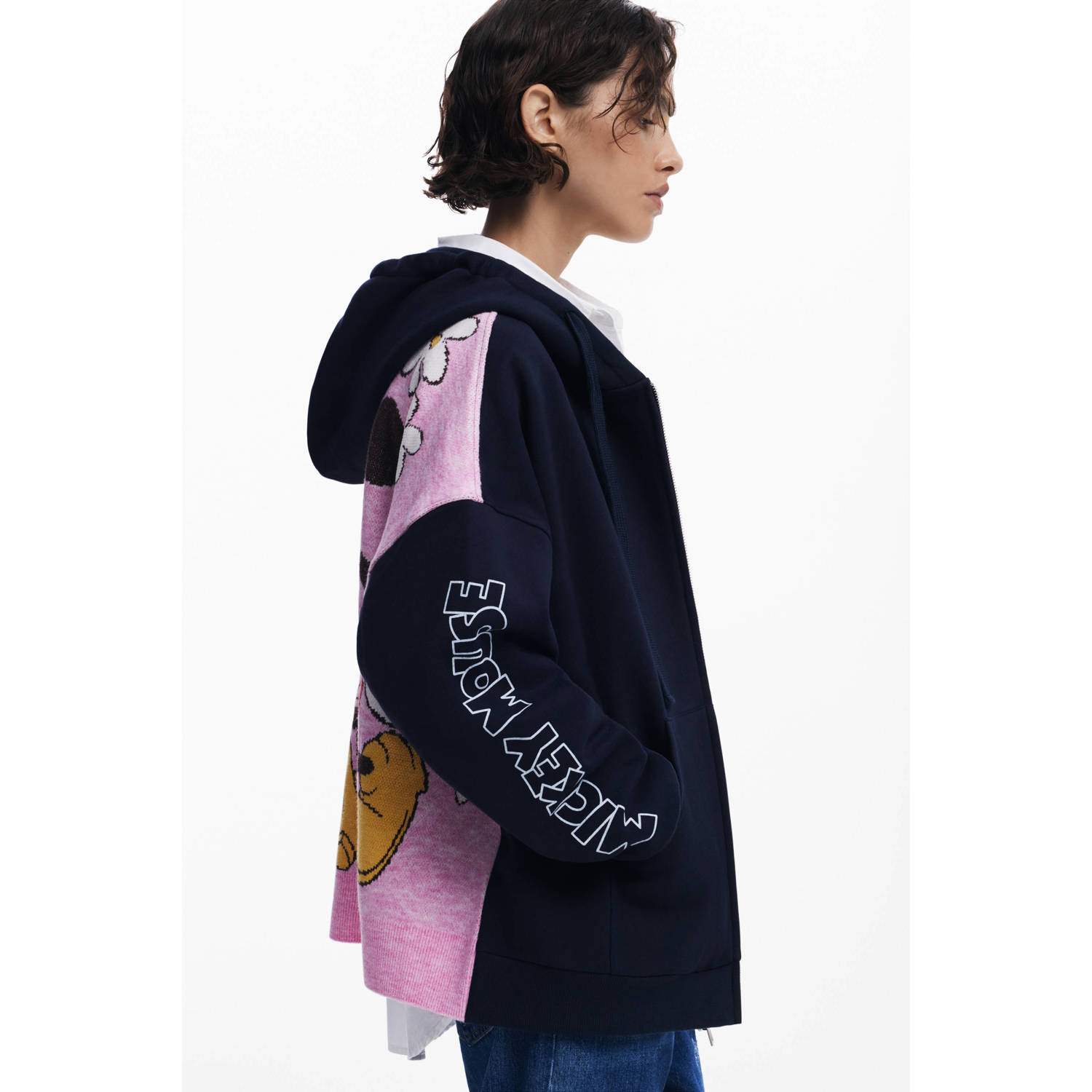 Desigual sweatvest donkerblauw