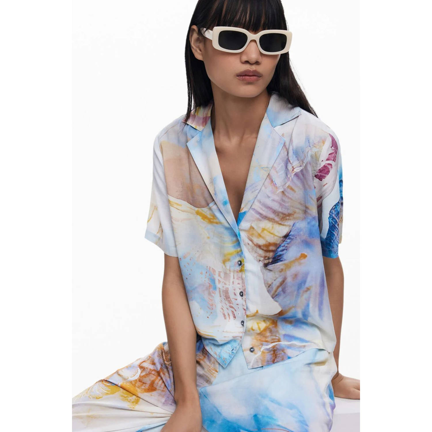 Desigual blouse blauw