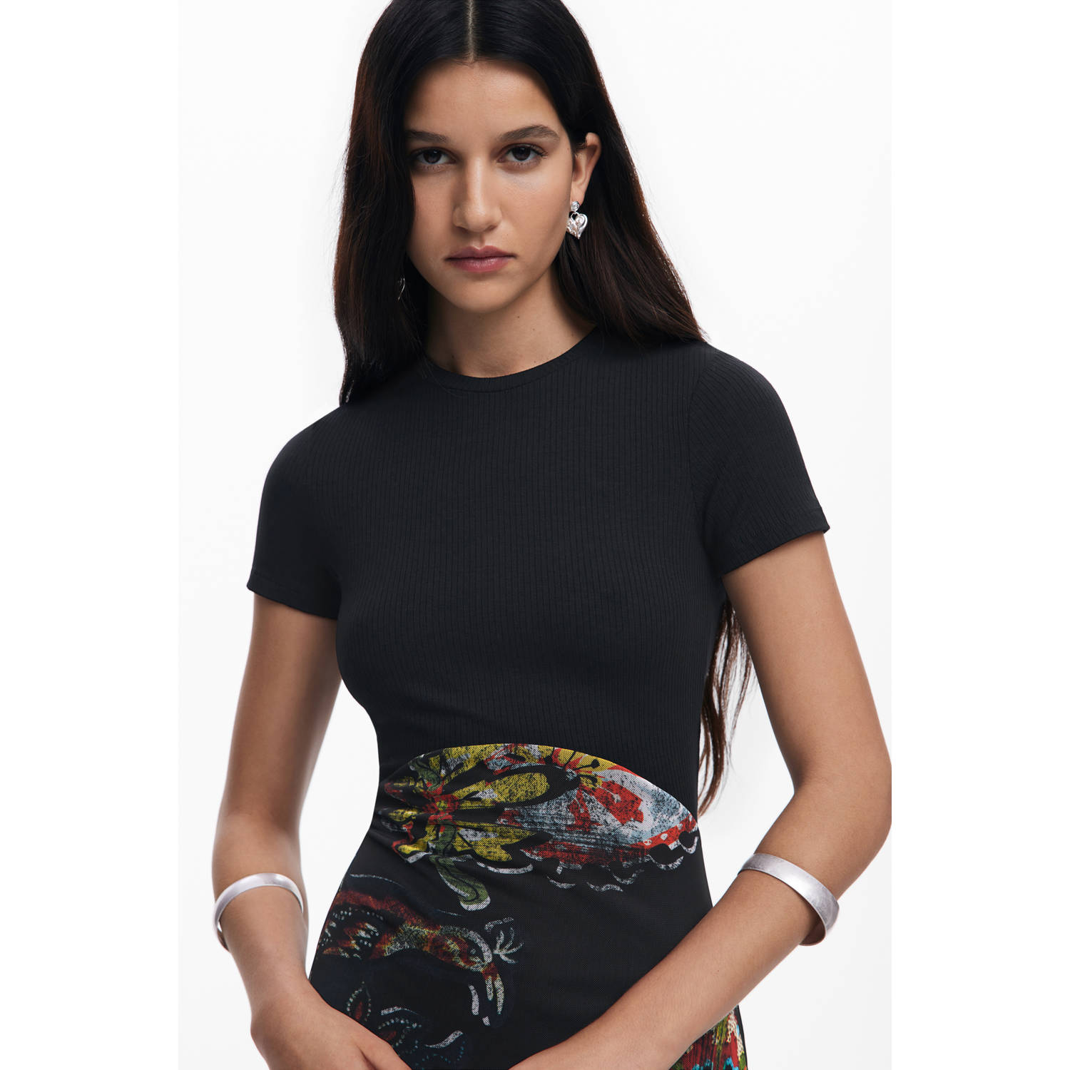 Desigual A-lijn jurk zwart