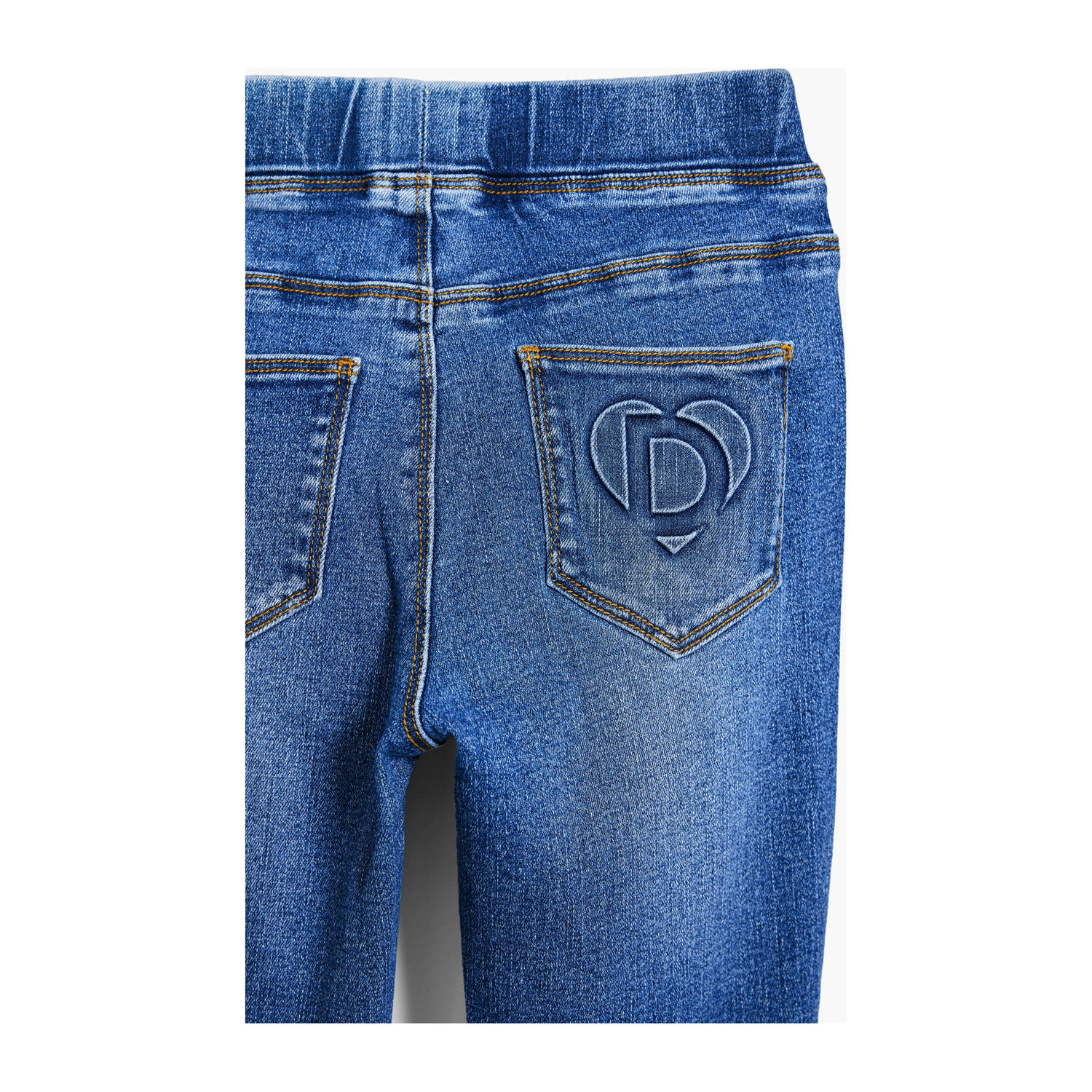 Desigual skinny jeggings dark blue denim