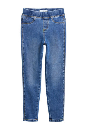 skinny jeggings dark blue denim