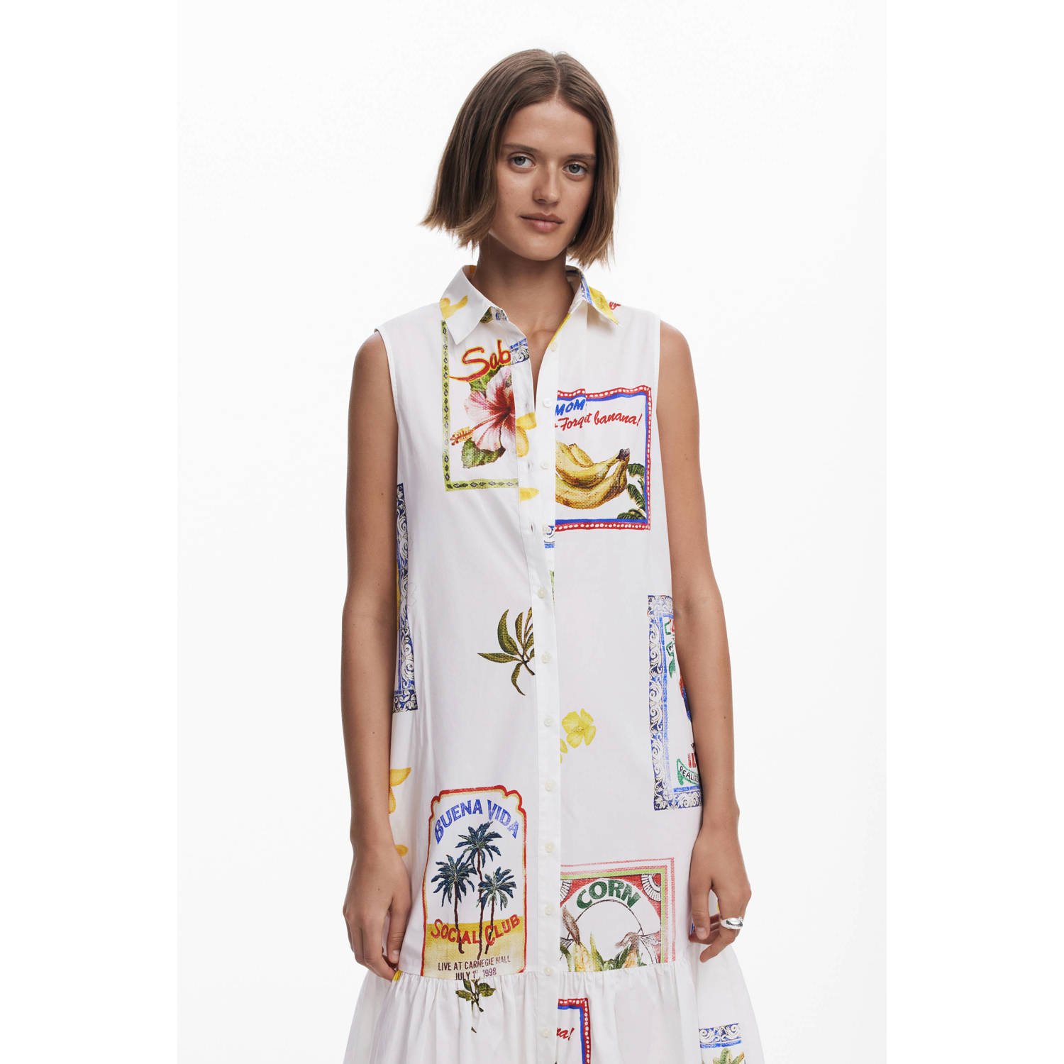 Desigual blousejurk wit