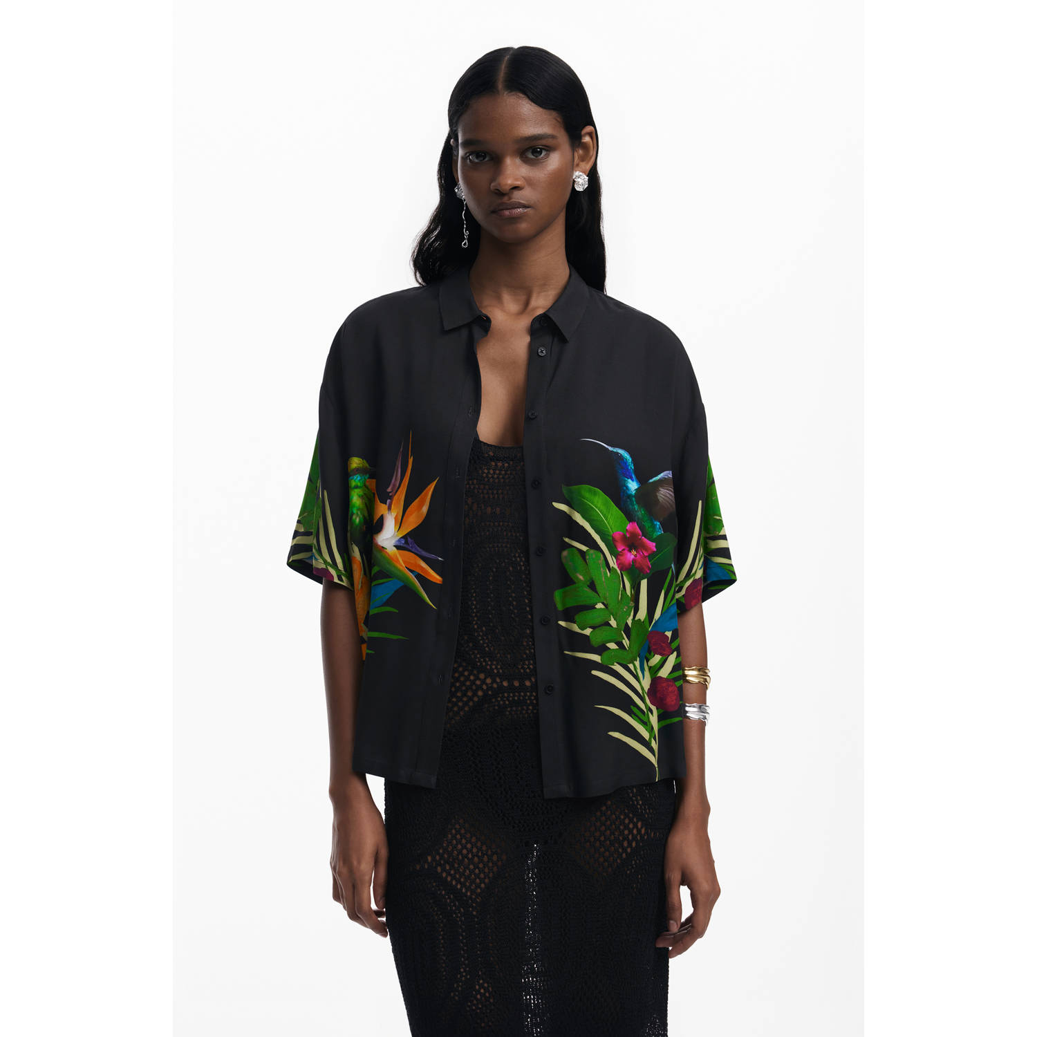 Desigual blouse zwart