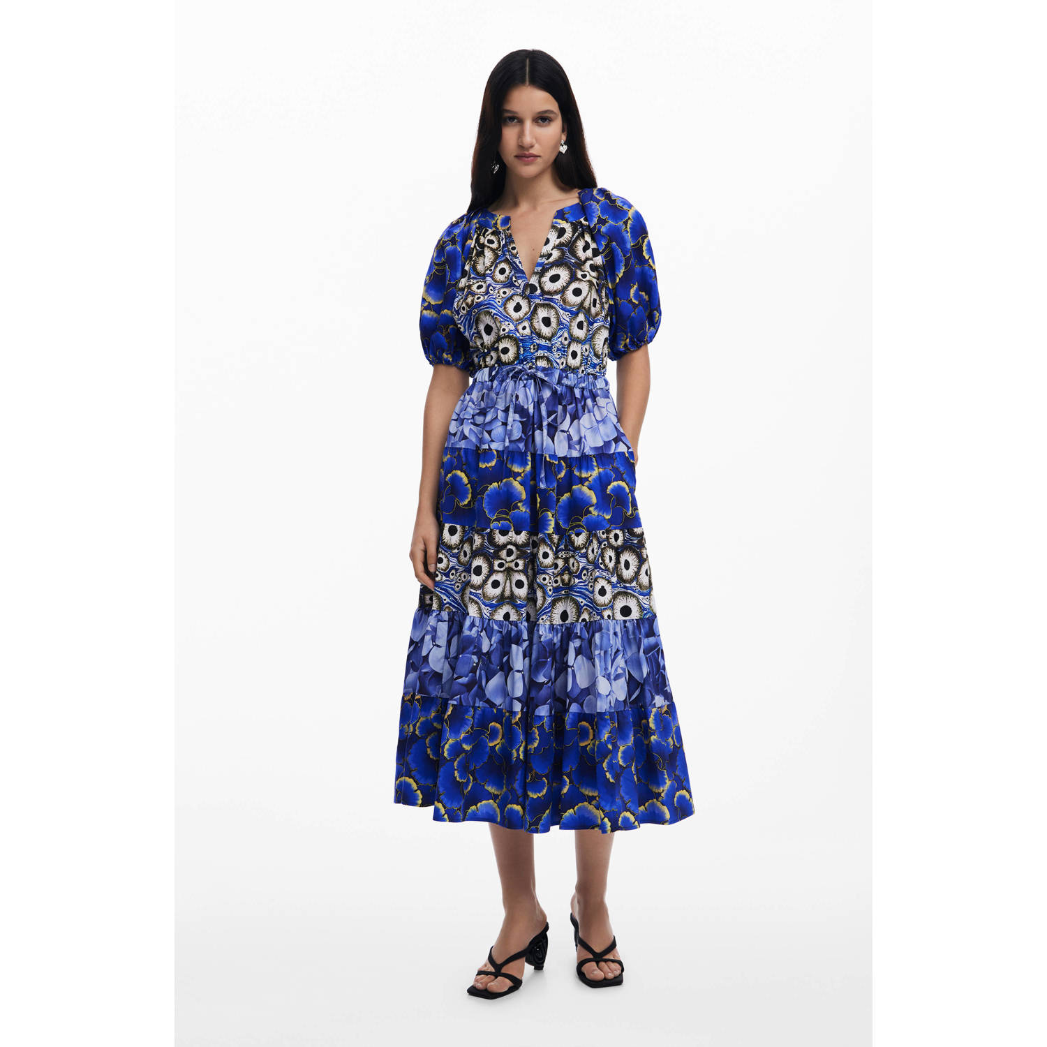 Desigual A-lijn jurk blauw