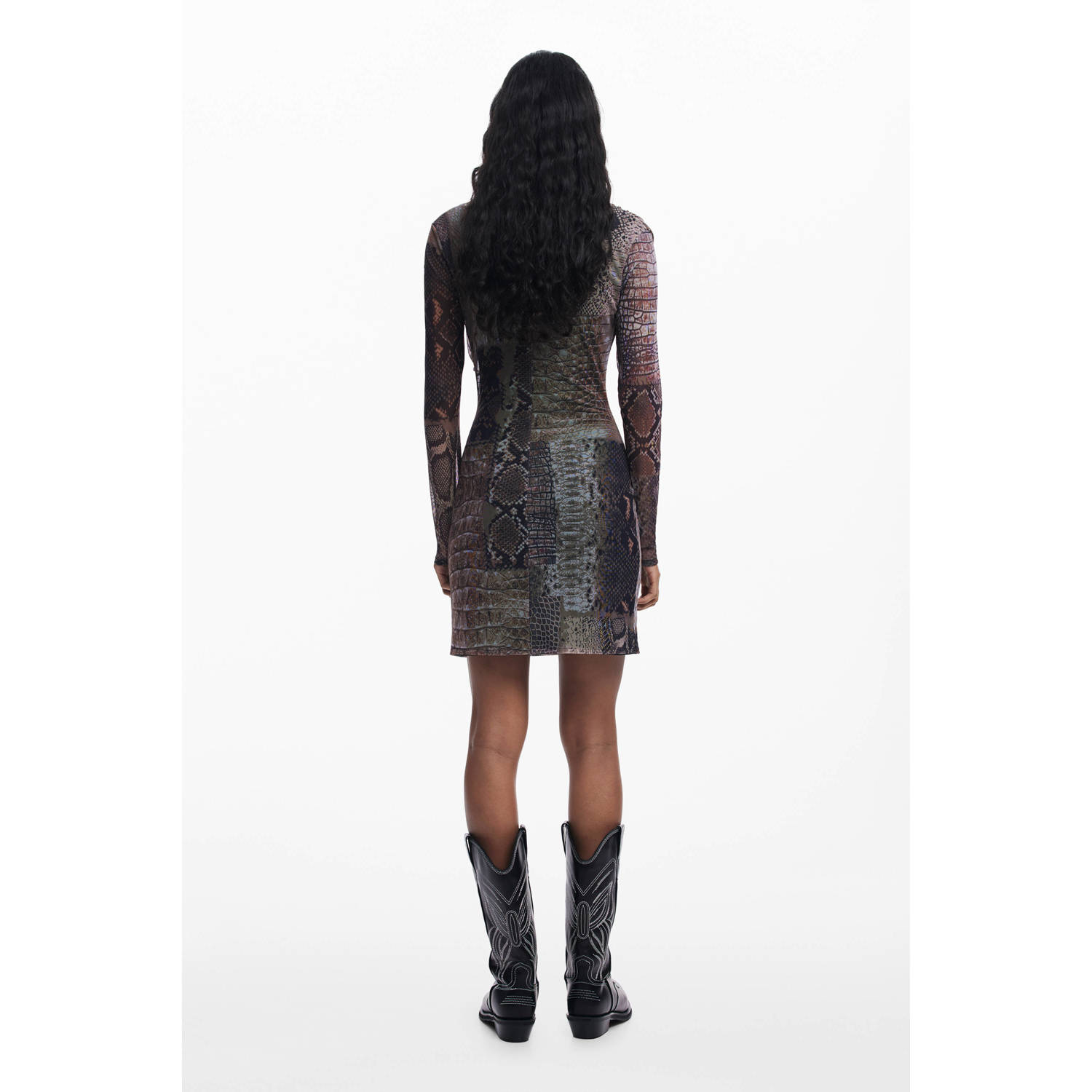 Desigual korte jurk multi