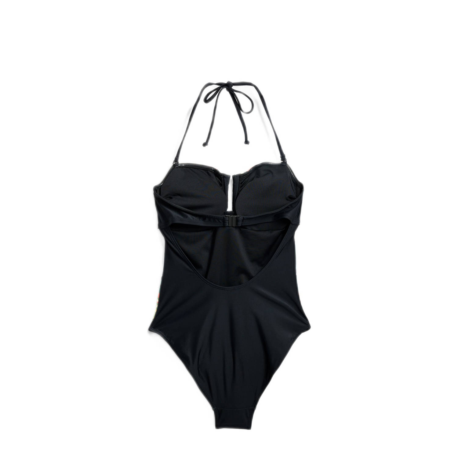 Desigual strapless badpak zwart multi
