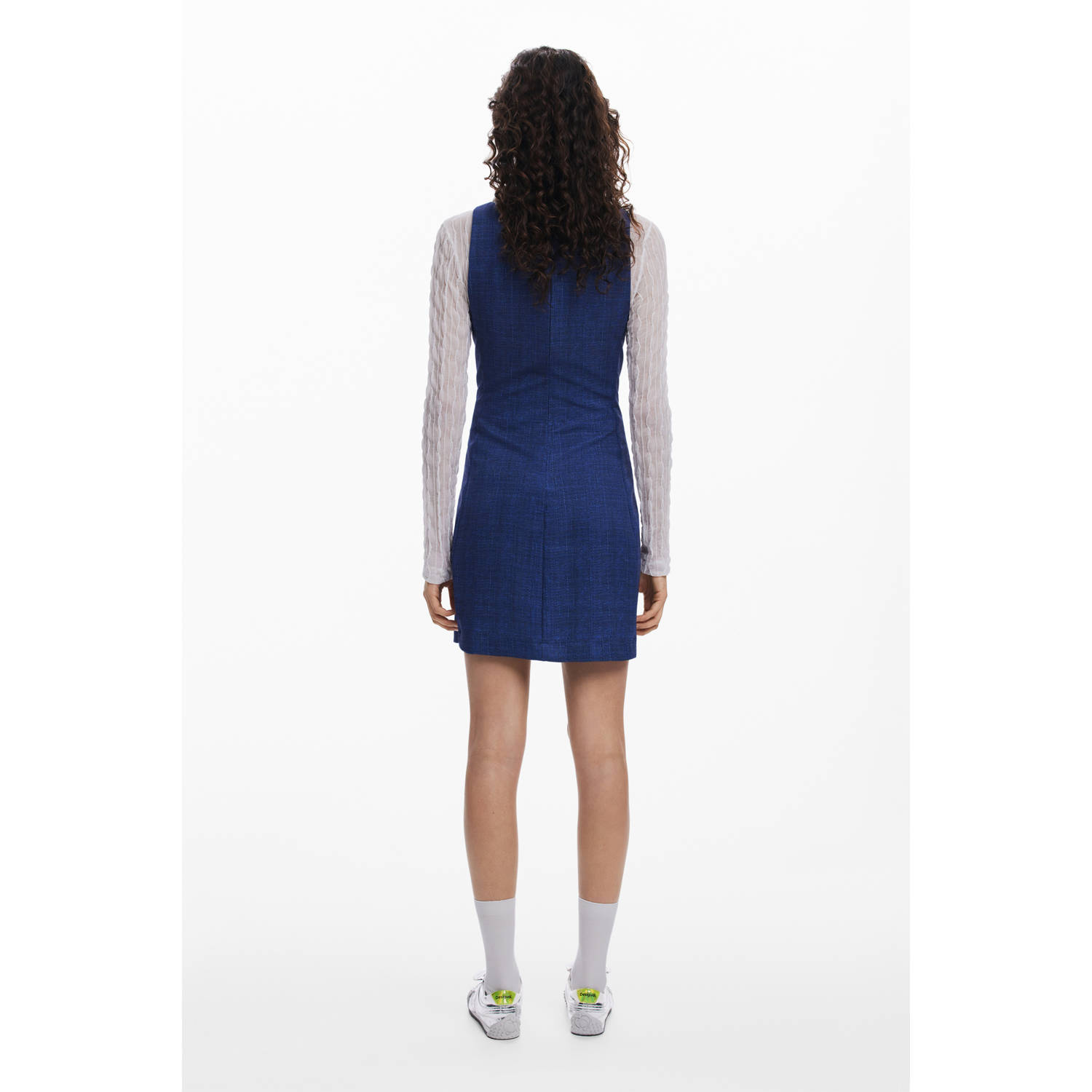 Desigual korte jurk blauw