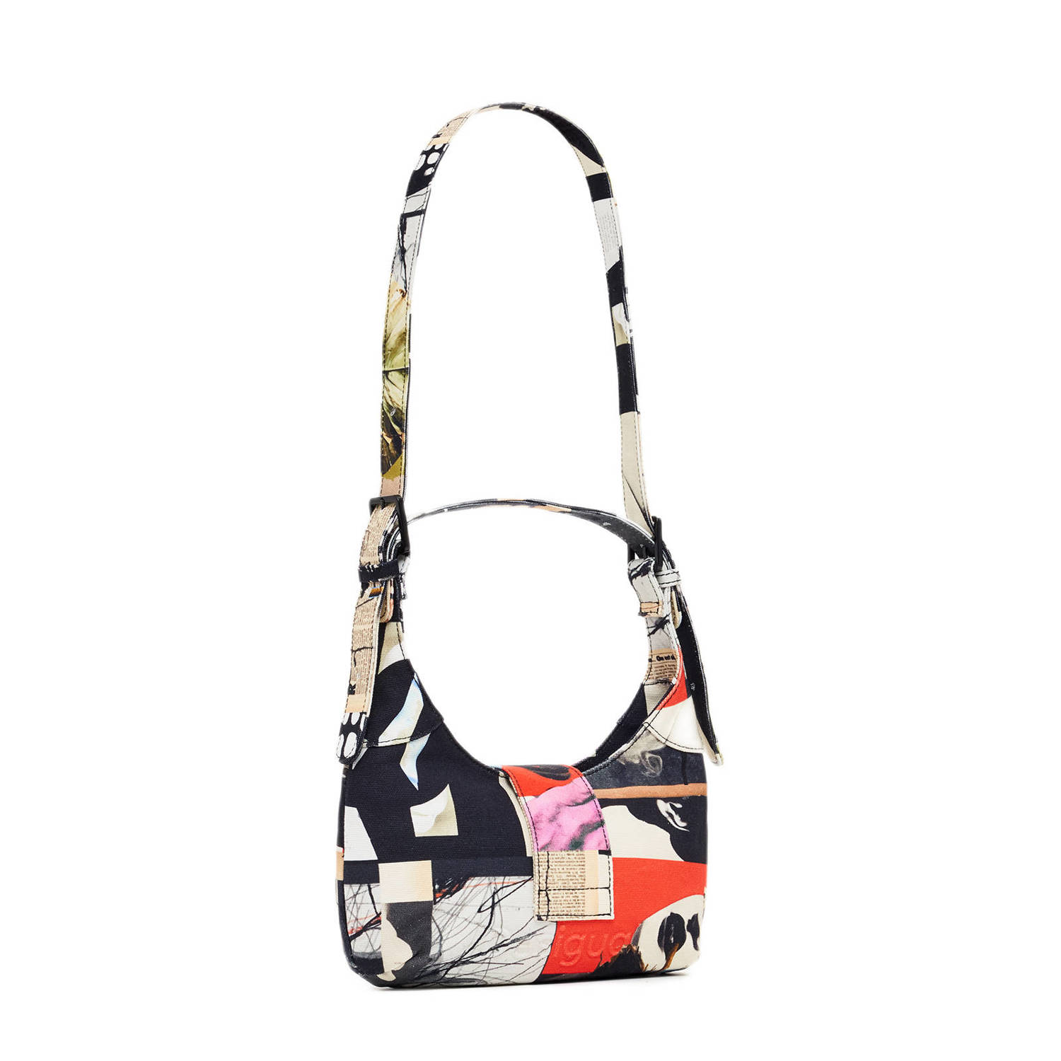 Desigual schoudertas met all over print multi