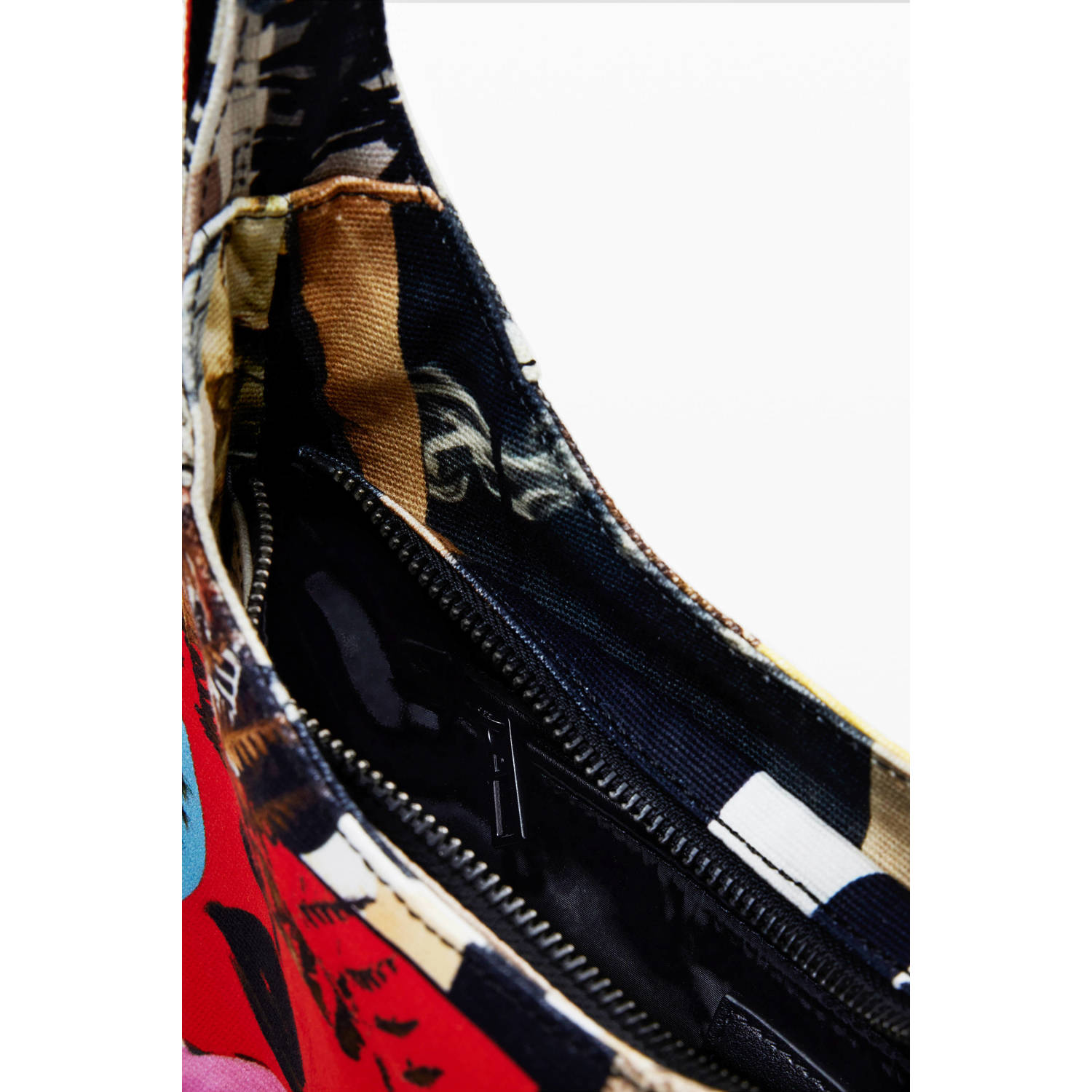 Desigual schoudertas met all over print multi