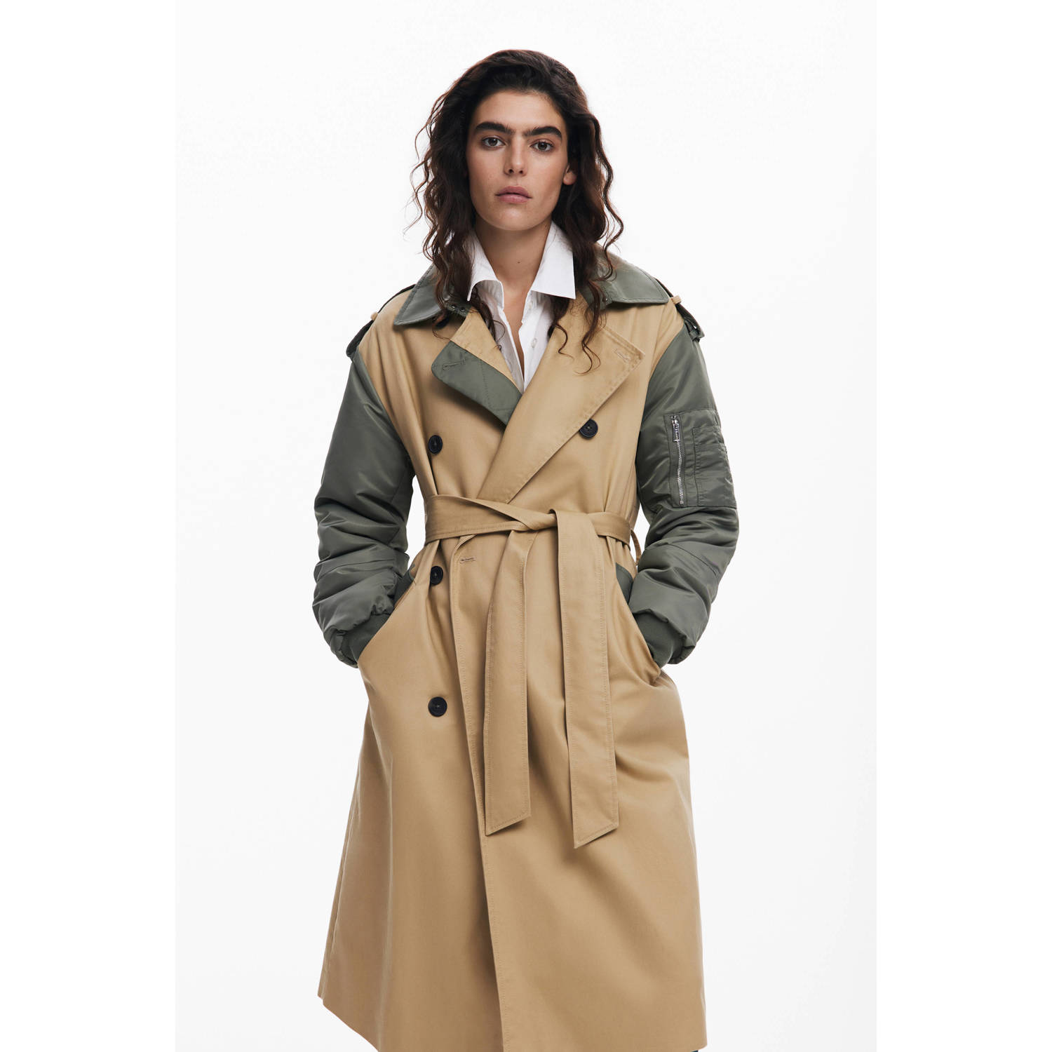 Desigual bomberjack beige