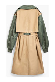 thumbnail: Desigual trenchcoat met bombermouwen beige