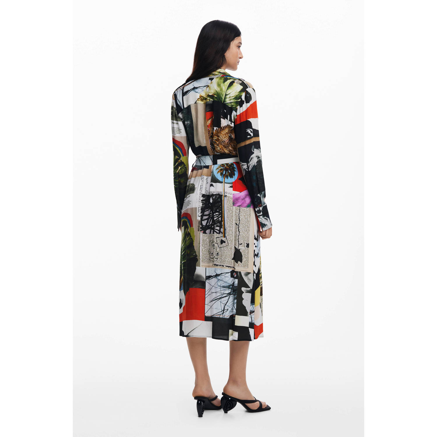 Desigual midi jurk multi