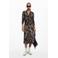 Desigual midi jurk bruin
