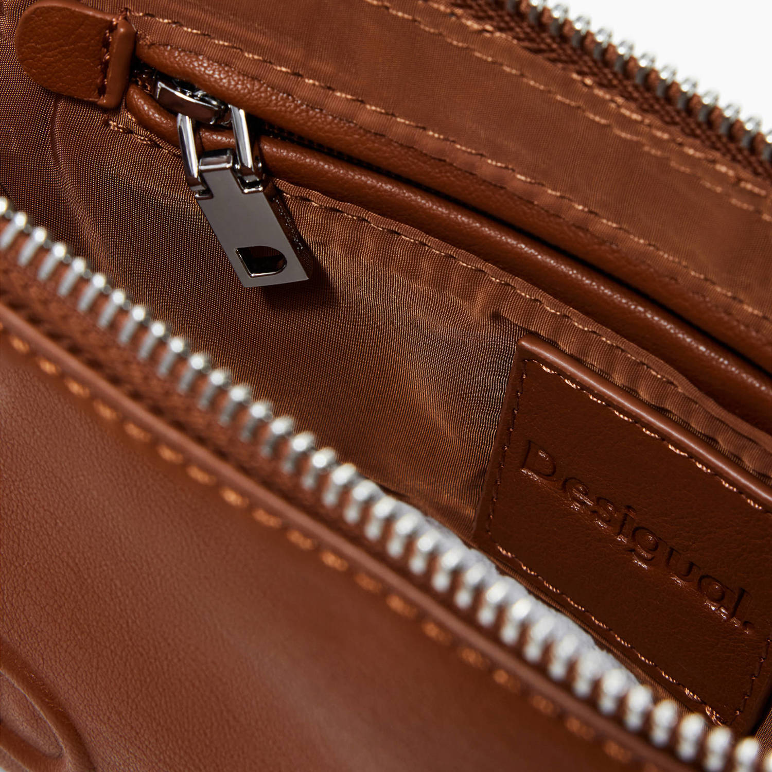 Desigual crossbody tas camel