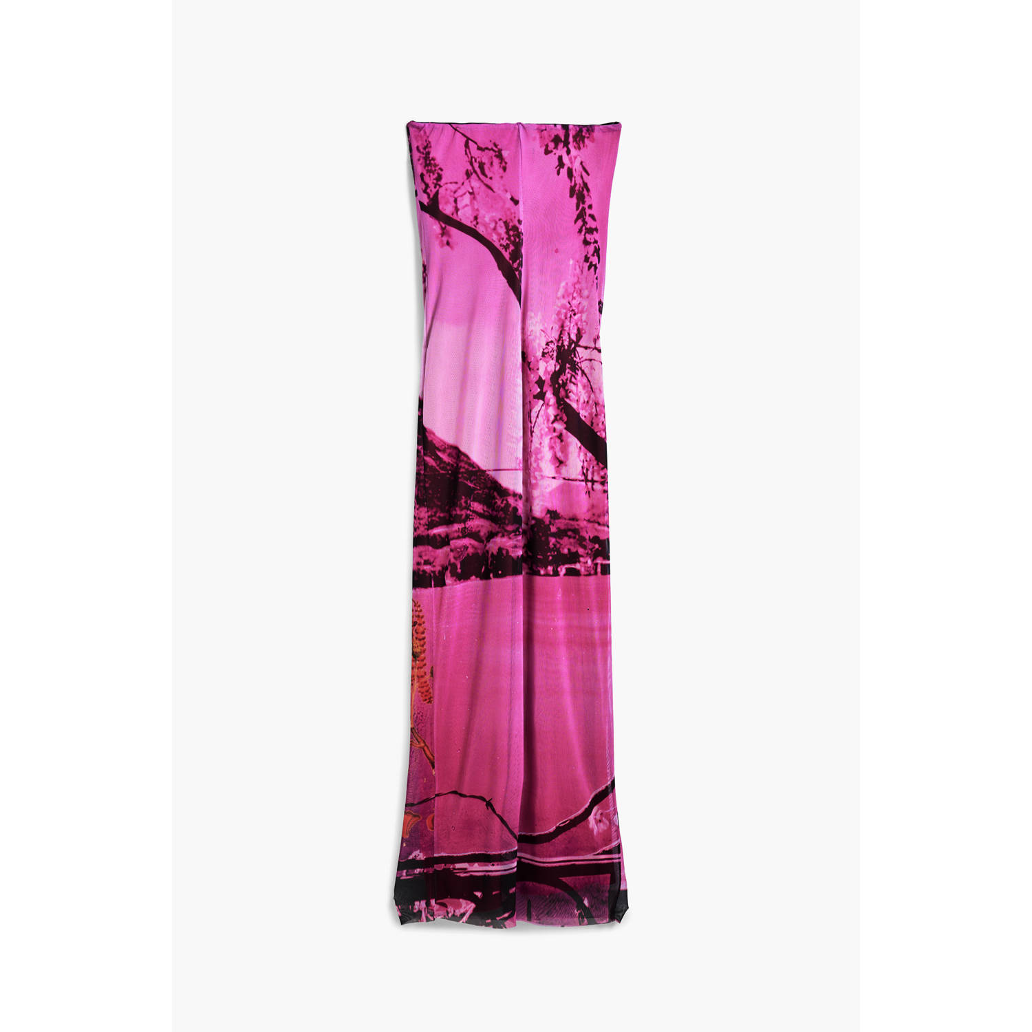 Desigual midi jurk roze