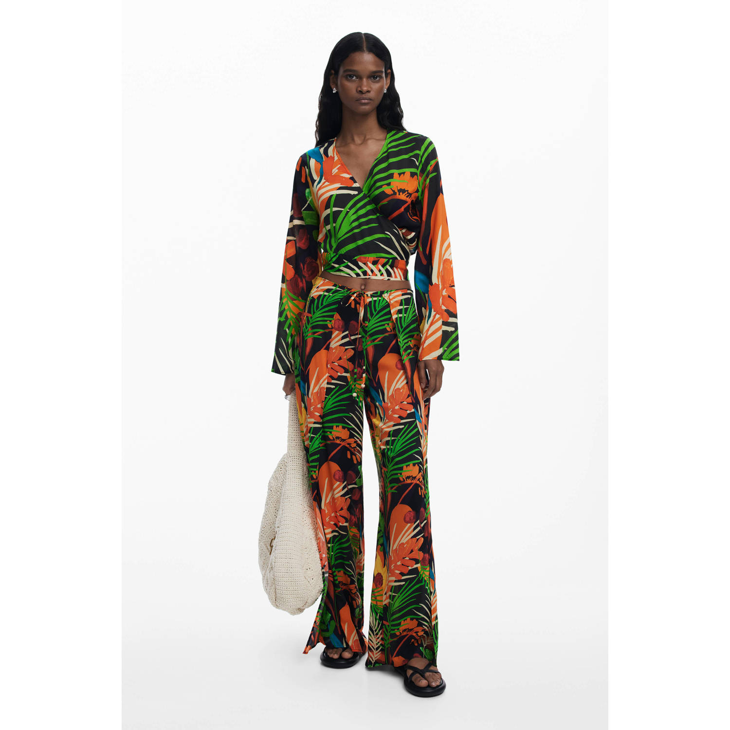 Desigual strandbroek zwart multi