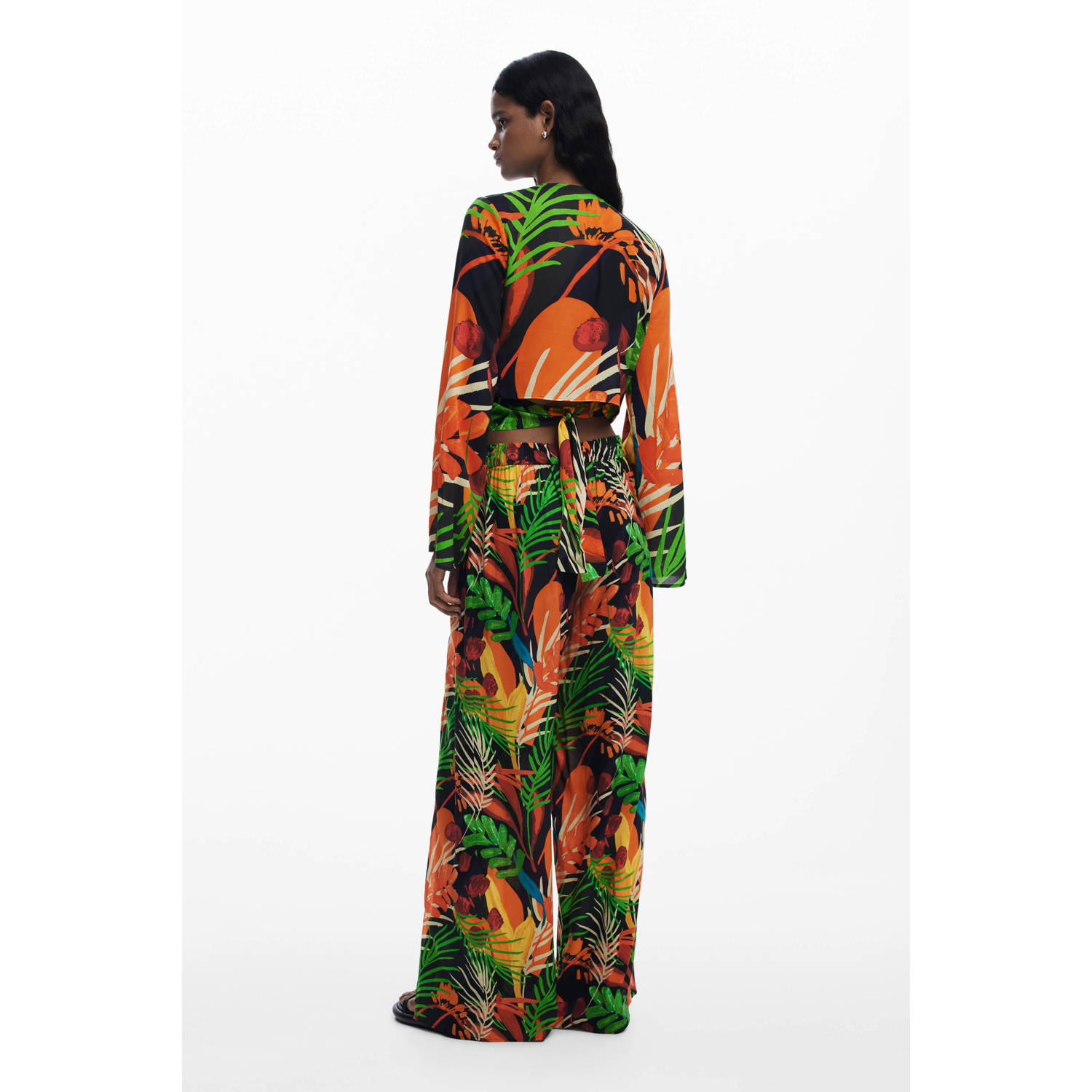 Desigual strandbroek zwart multi