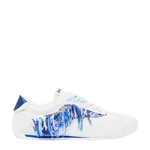   sneakers wit/blauw