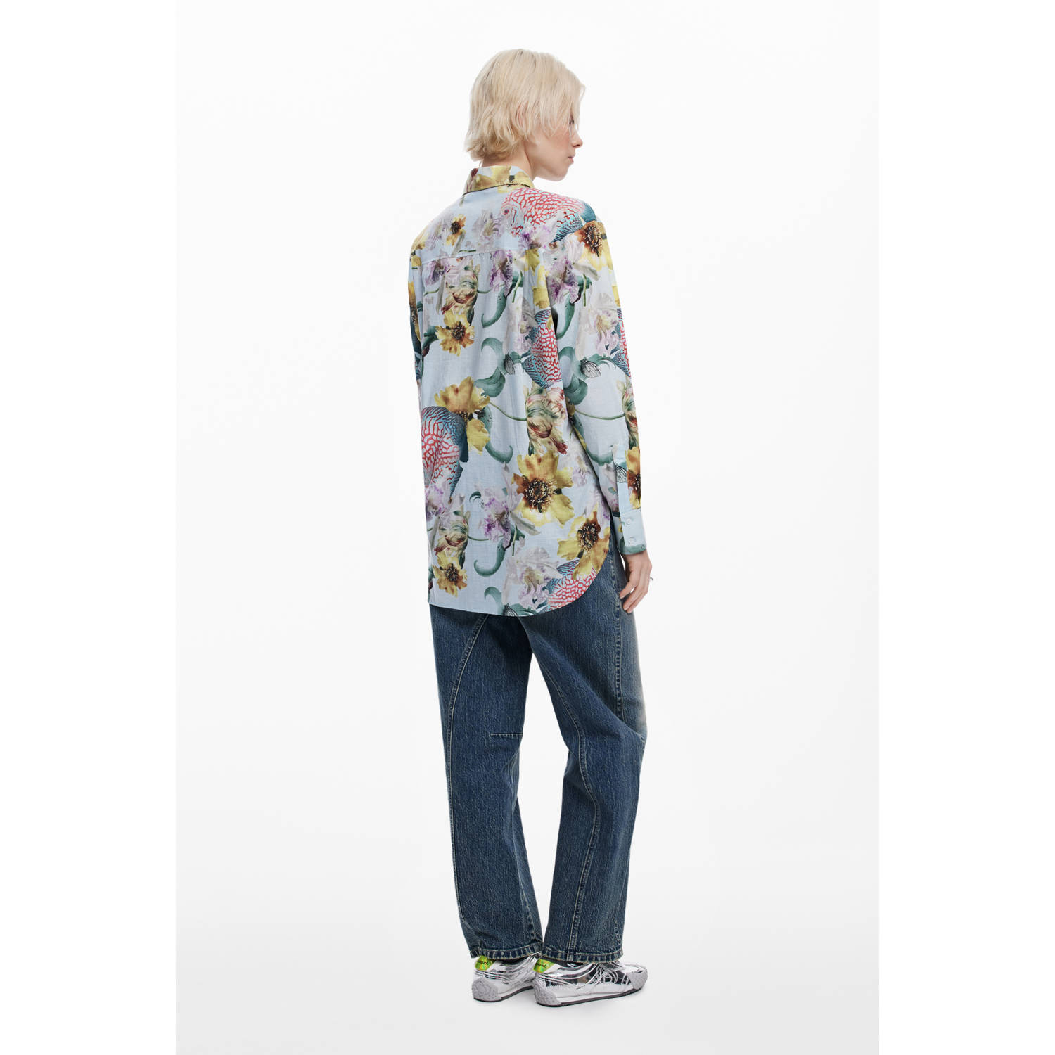 Desigual blouse lichtblauw