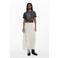 Desigual maxi rok gebreid ecru