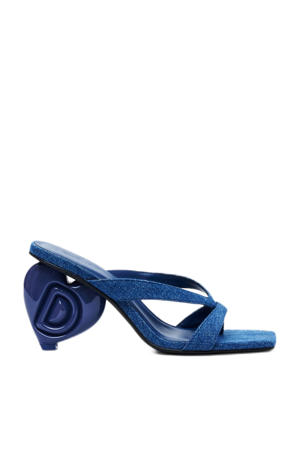 denim muiltjes blauw
