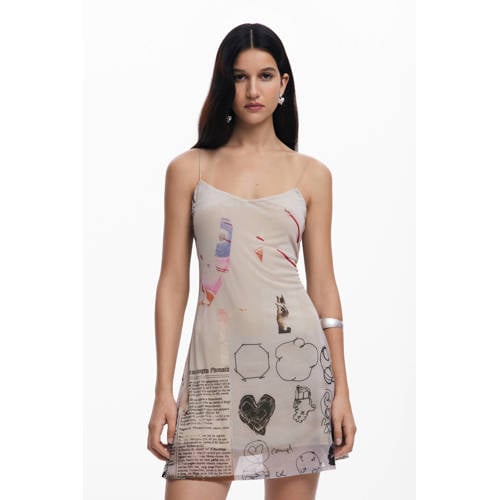 Desigual zomerjurk crème afbeelding