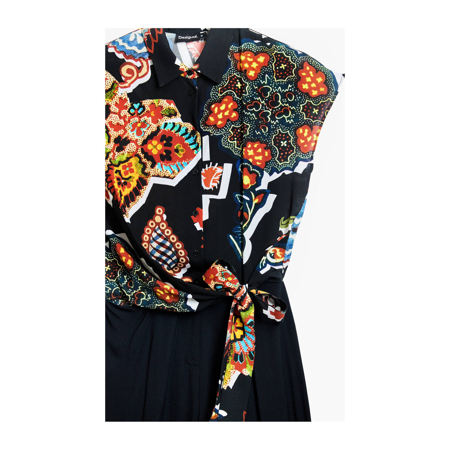 Desigual aansluitend jumpsuit zwart