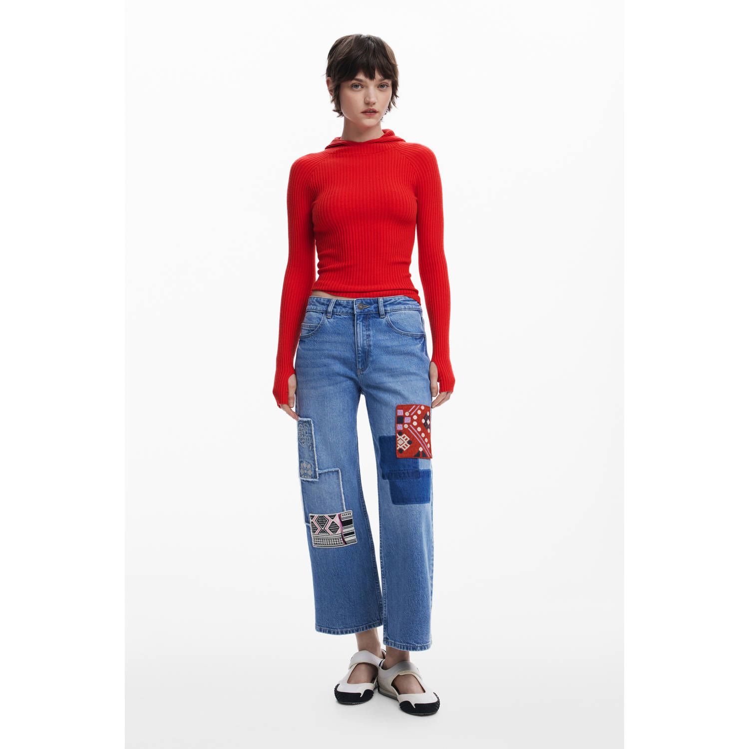 Desigual medium blue denim