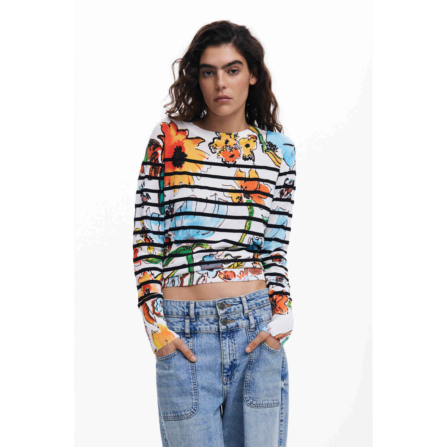 Desigual Lente Zomer Dames Sweatshirt Collectie Multicolor Dames