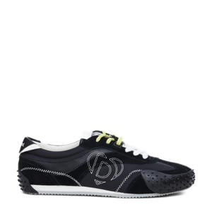 suède sneakers zwart