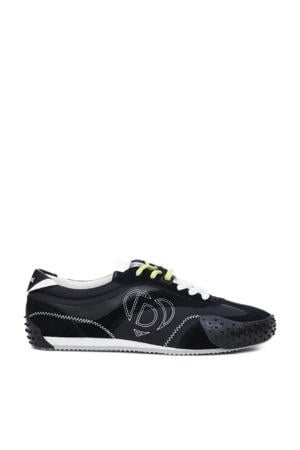 suède sneakers zwart