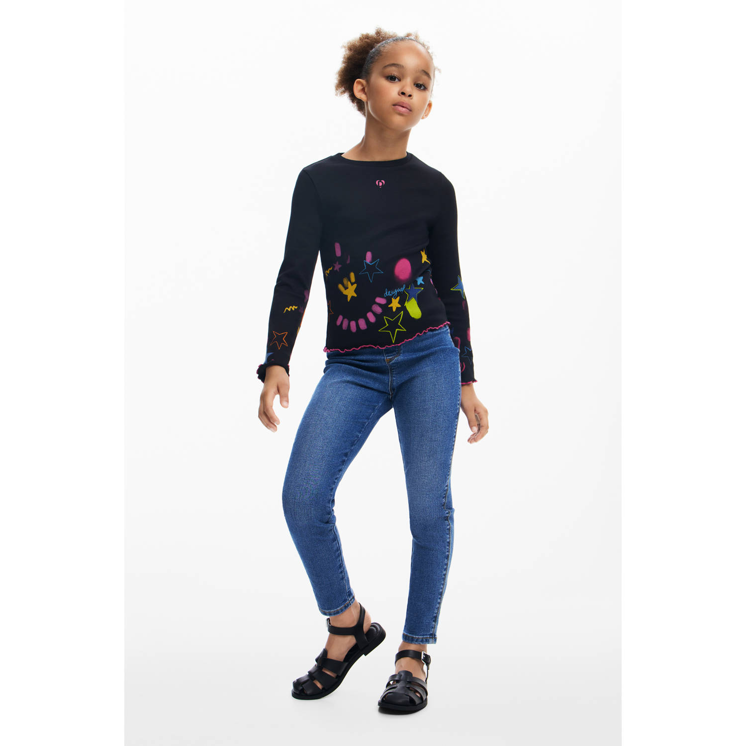 Desigual longsleeve zwart