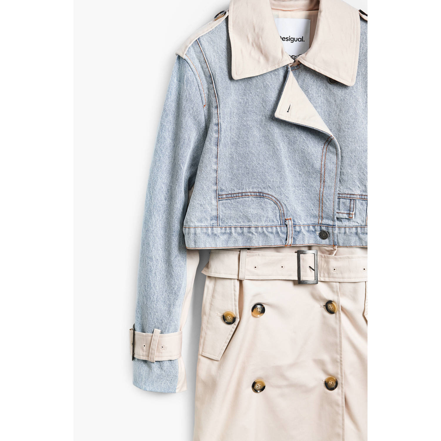 Desigual trenchcoat beige