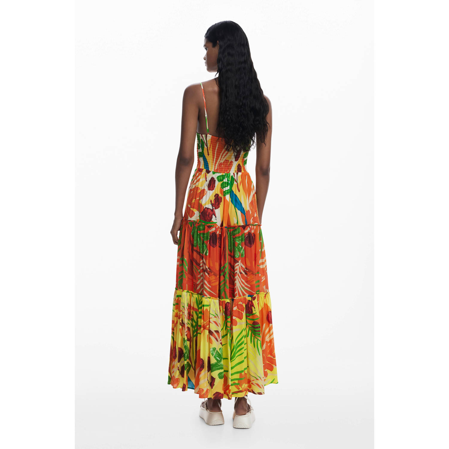 Desigual strandjurk ecru multi