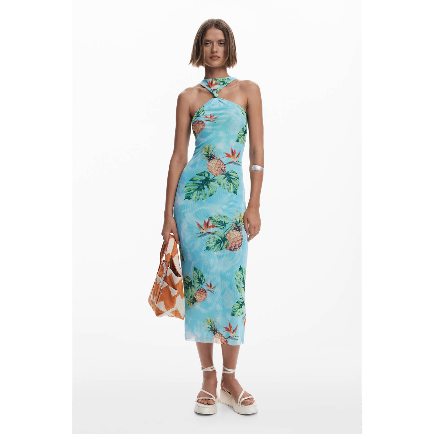 Desigual strandjurk turquoise