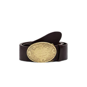 leren riem donkerbruin