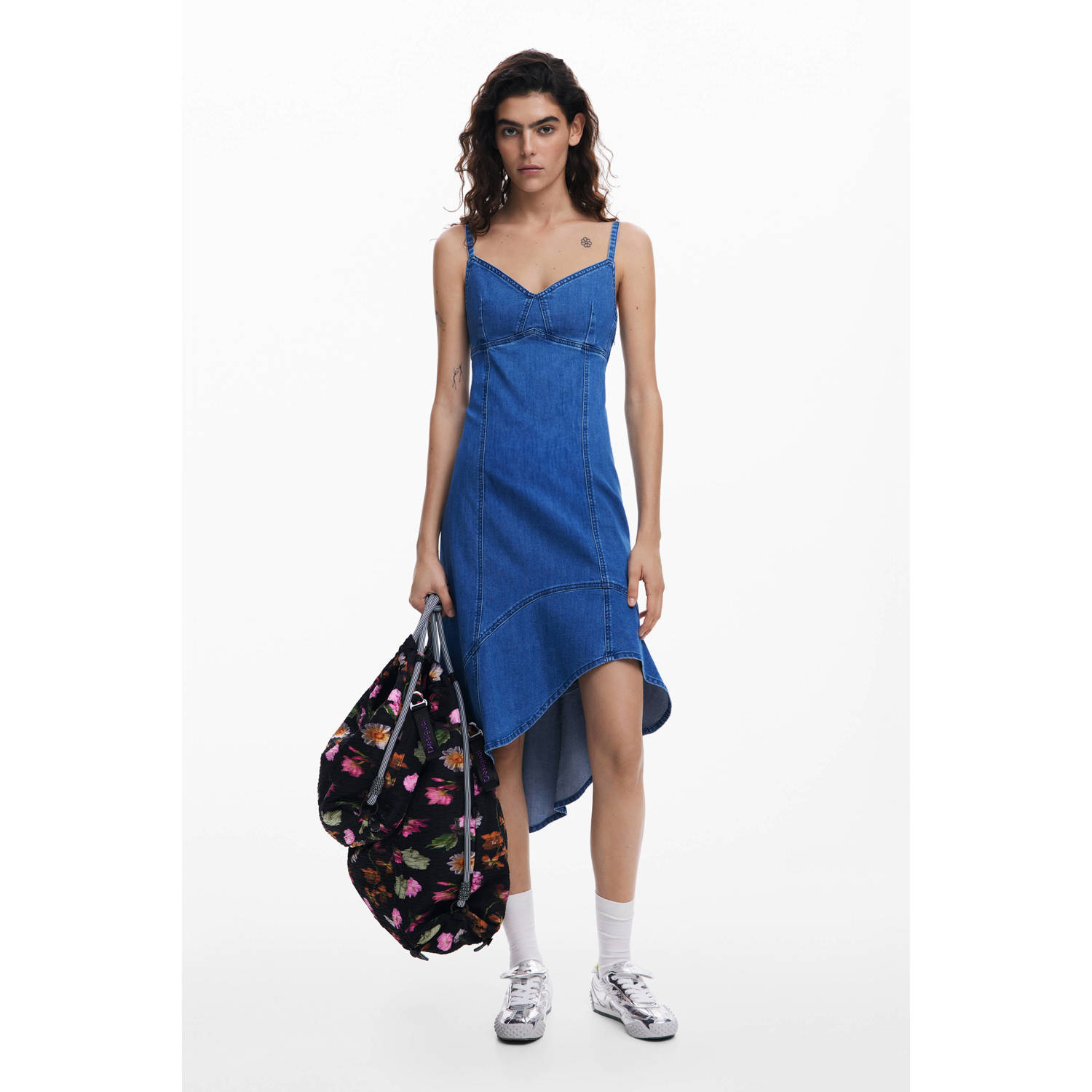 Desigual spijkerjurk medium blue denim