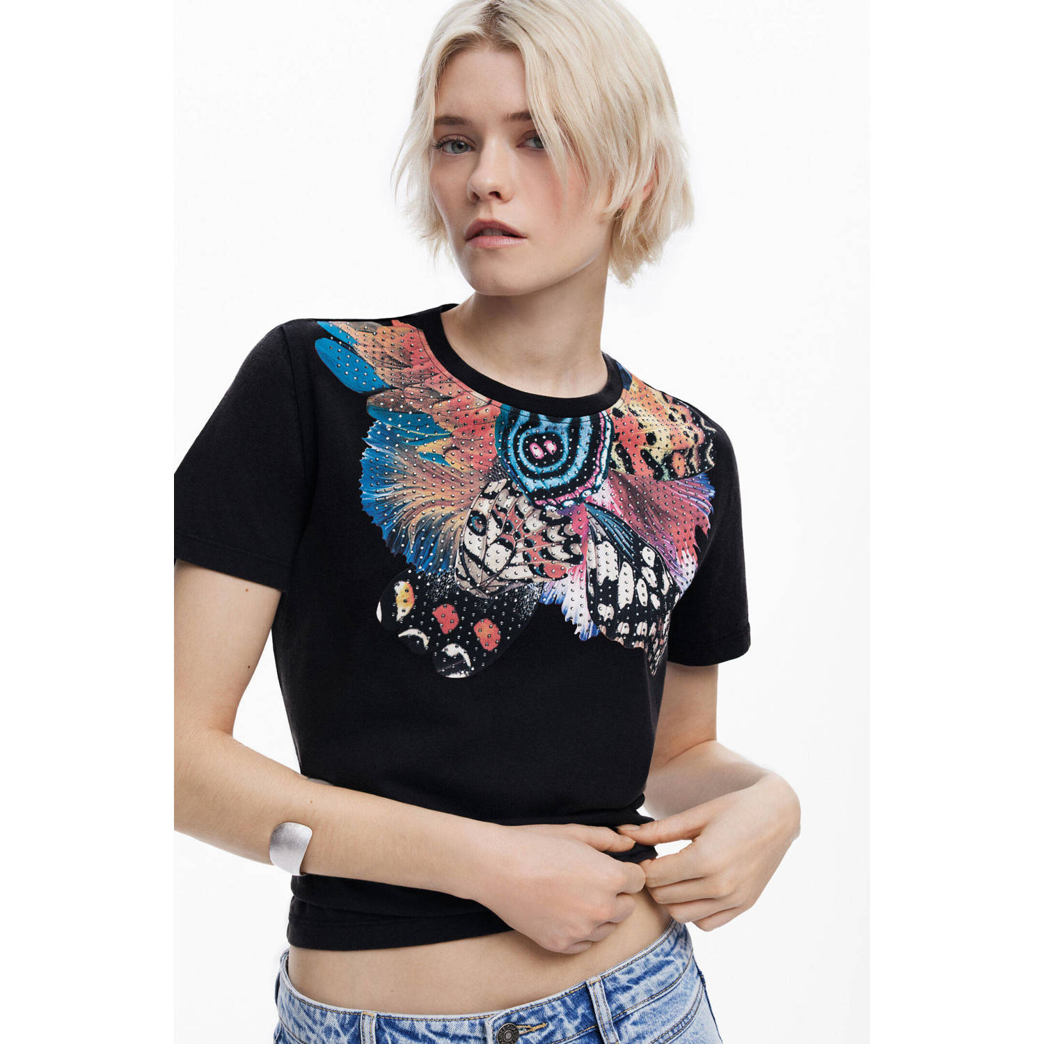Desigual T-shirt zwart