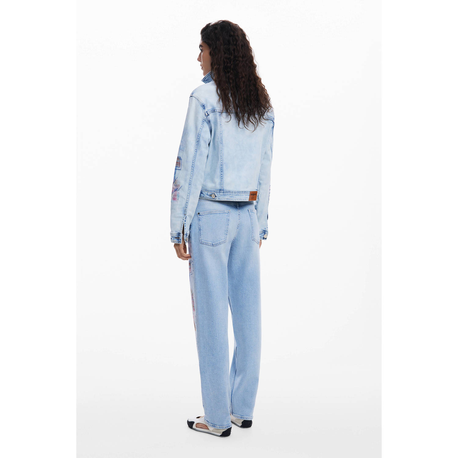 Desigual spijkerjas medium blue denim