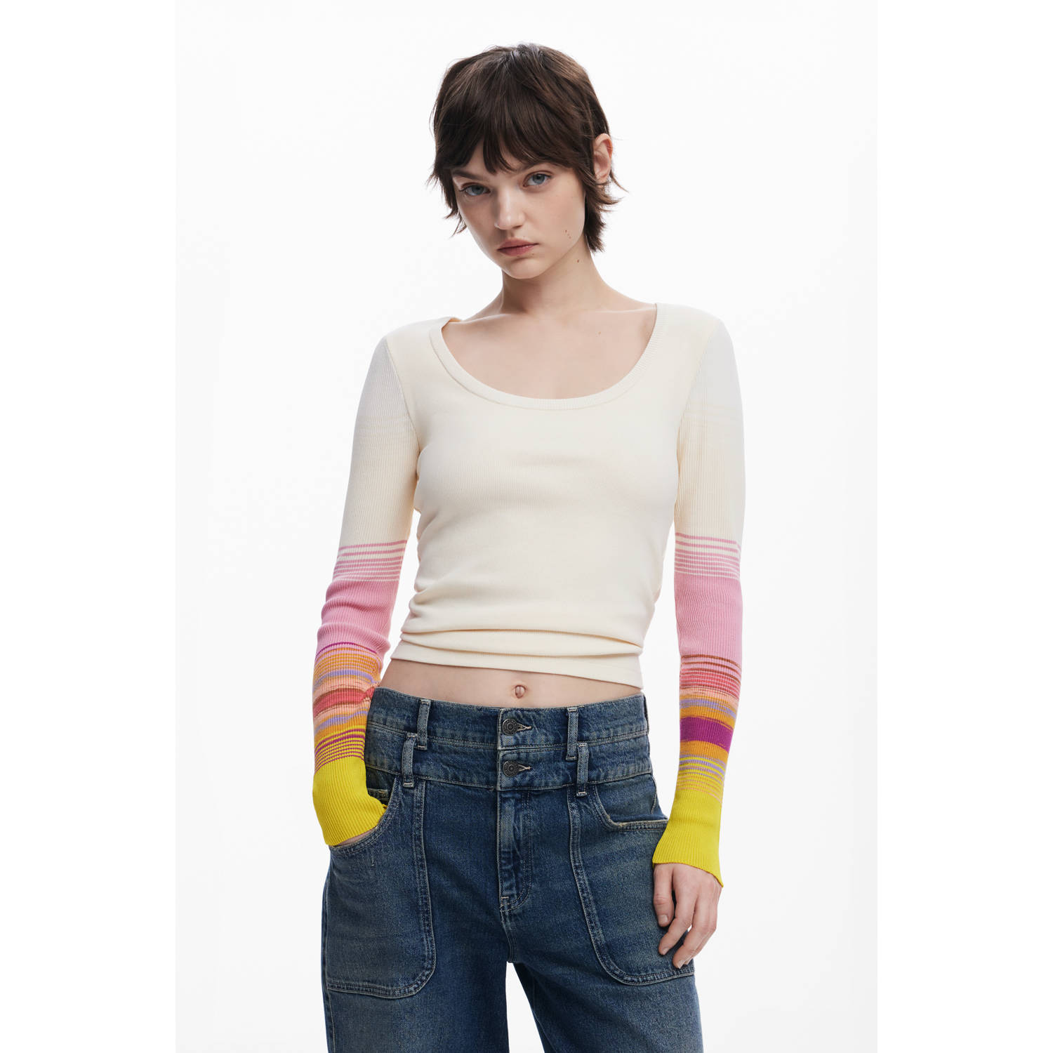Desigual top ecru