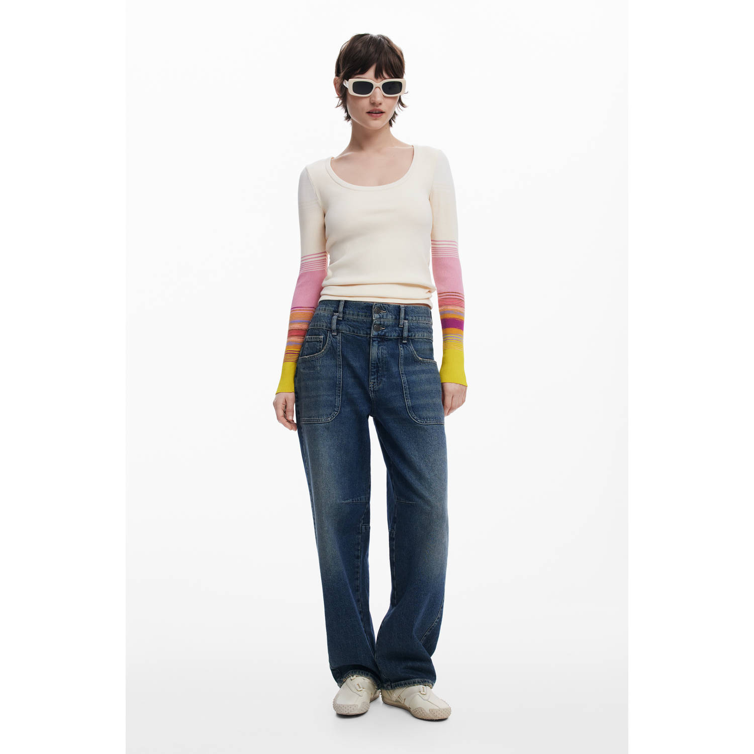 Desigual top ecru