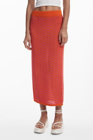 maxi rok oranje