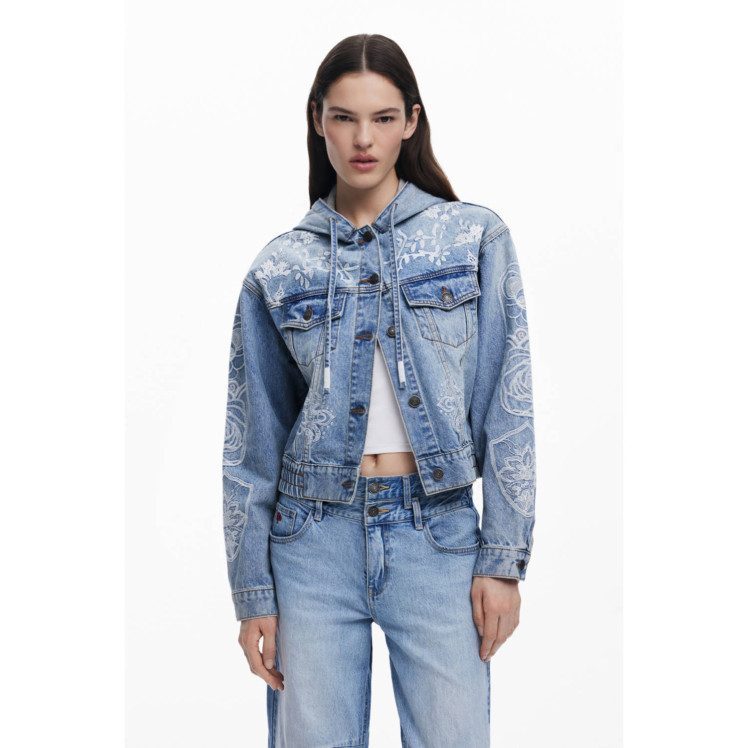 Desigual spijkerjas blauw