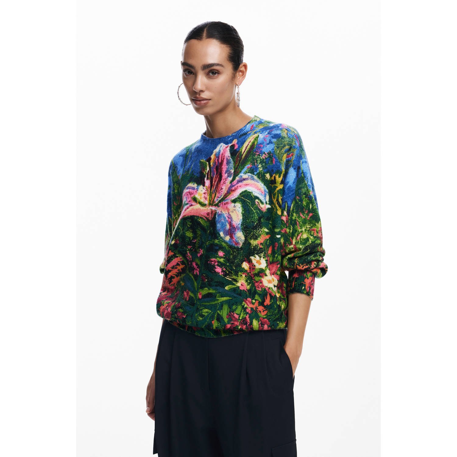 Desigual gebreide trui multi