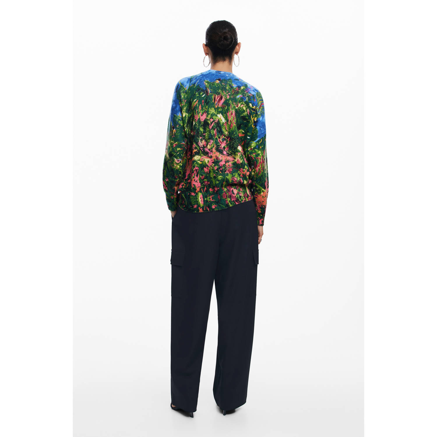 Desigual gebreide trui multi